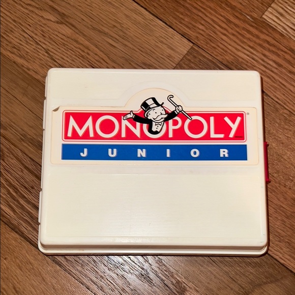 Vintage Monopoly Junior Travel Game - Picture 1 of 7
